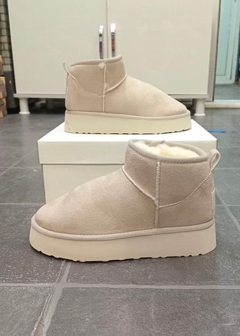 UGG BOT BEJ İTHAL - Görsel 2