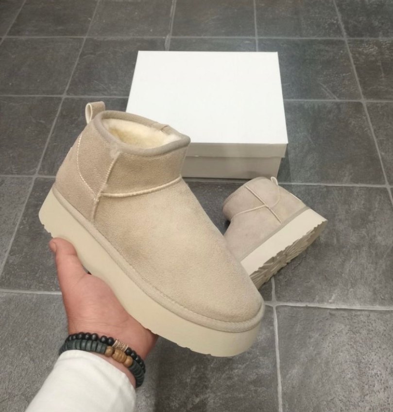 UGG BOT BEJ İTHAL - Görsel 3
