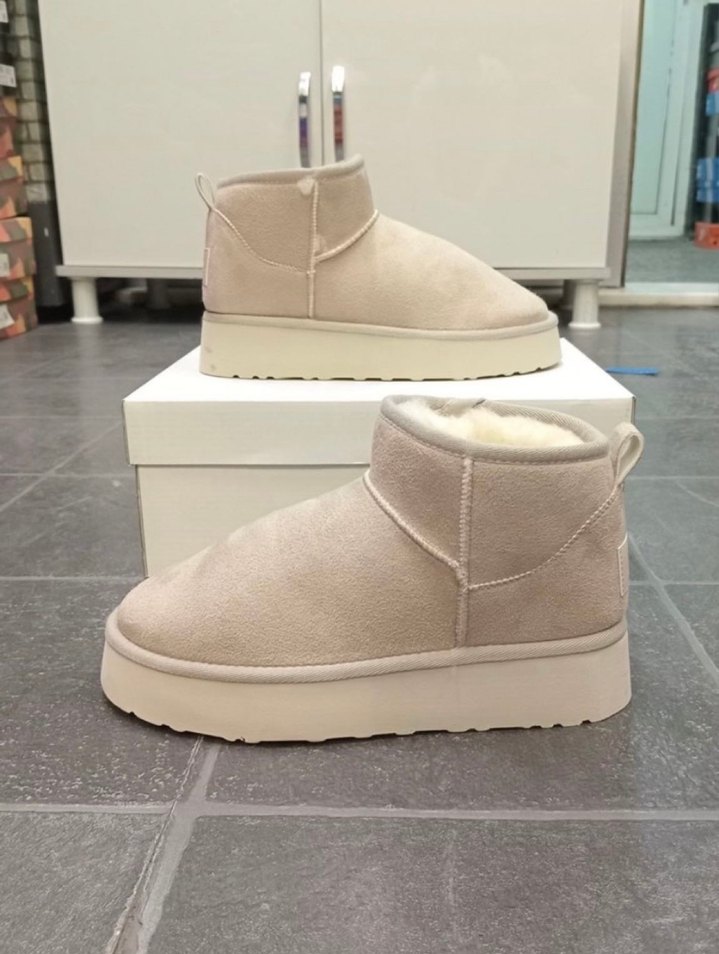 UGG BOT BEJ İTHAL - Görsel 2
