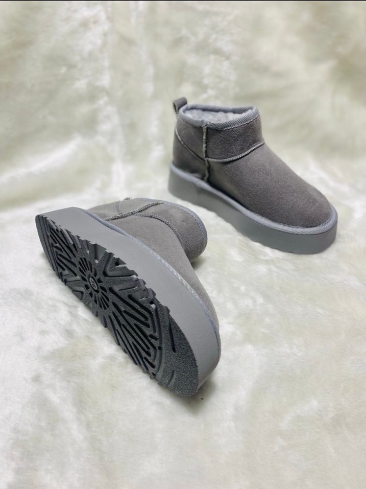İTHAL UGG Platform Bot Gri - Görsel 3