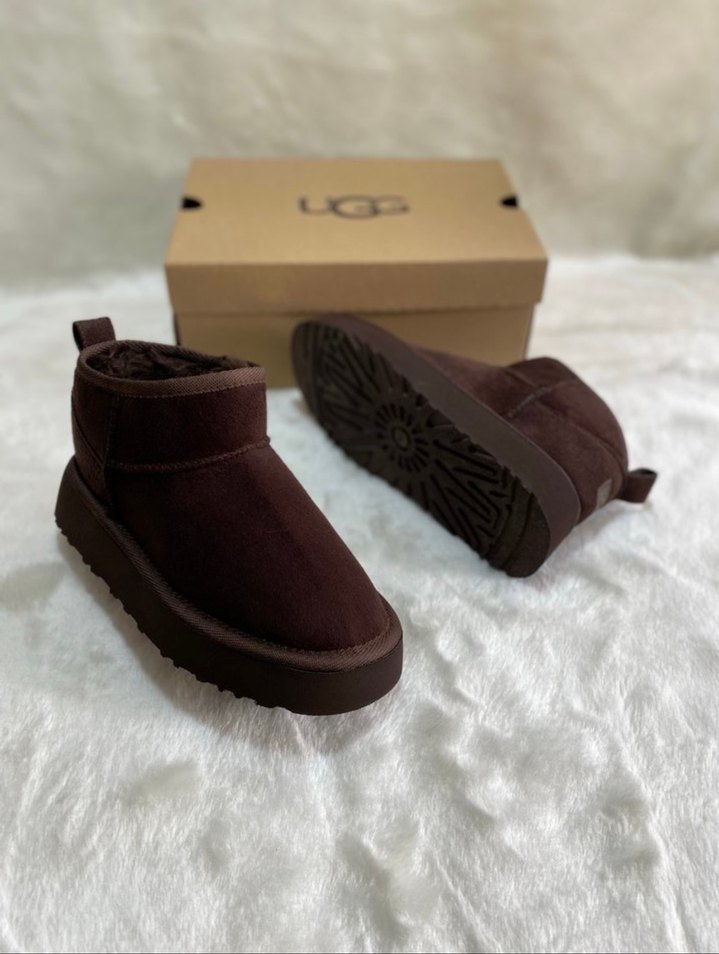 İTHAL UGG Platform Bot Kahve - Görsel 4