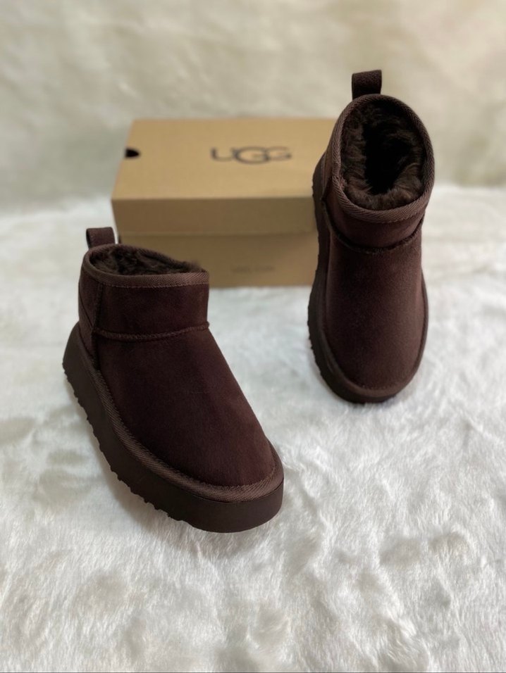 İTHAL UGG Platform Bot Kahve - Görsel 3