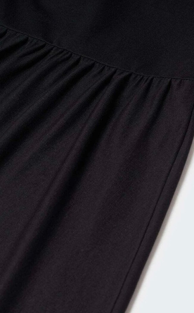 Siyah Askılı Uzun Kadın Elbise - Görsel 2