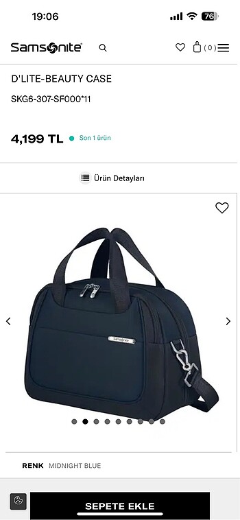 Samsonite Samsonite el çantası