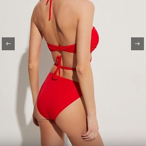 June kırmızı bikini altı - Görsel 3