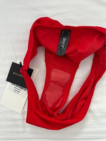 June kırmızı bikini altı - Görsel 5