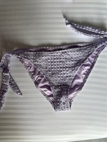 Lila bikini altı normal bel