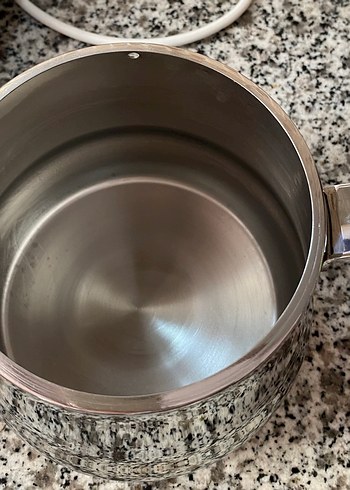 Schafer Kırmızı Saplı Gri Çaydanlık Seti
