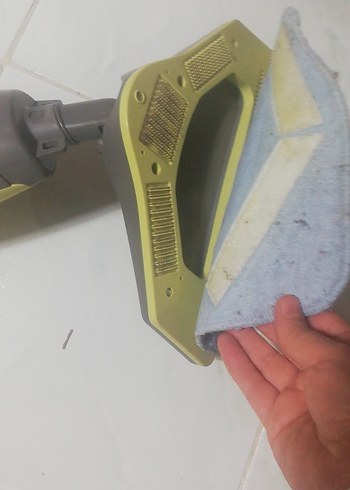 Sarı Gri Dikey Elektrikli buharlı mop - Görsel 5