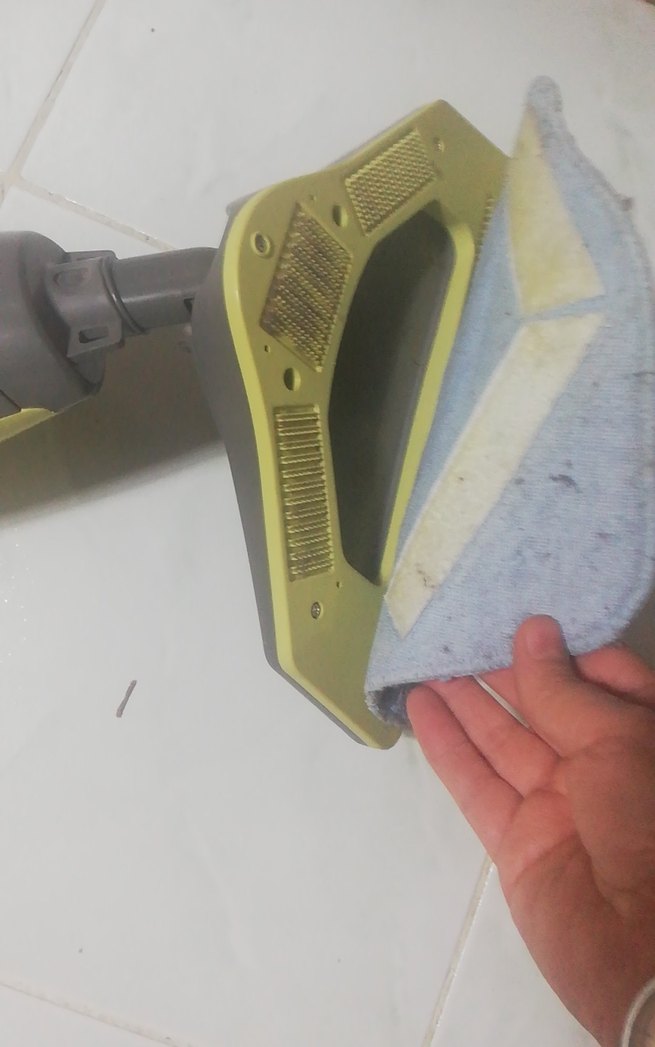 Sarı Gri Dikey Elektrikli buharlı mop - Görsel 5