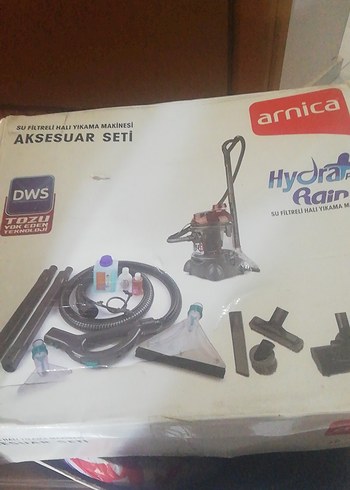 Arnica Plus Şampuanlı Bordo Elektrikli Süpürgeve halı yıkama - Görsel 3