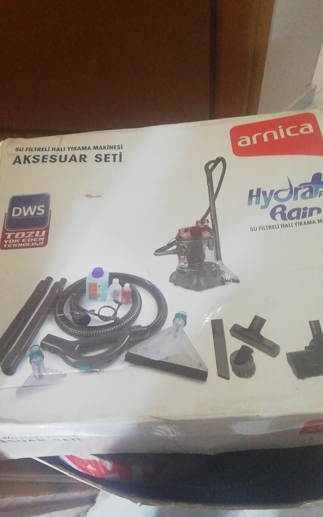 Arnica Plus Şampuanlı Bordo Elektrikli Süpürgeve halı yıkama - Görsel 3