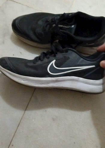 Siyah Bağcıklı Kadın Spor Ayakkabı - Görsel 2