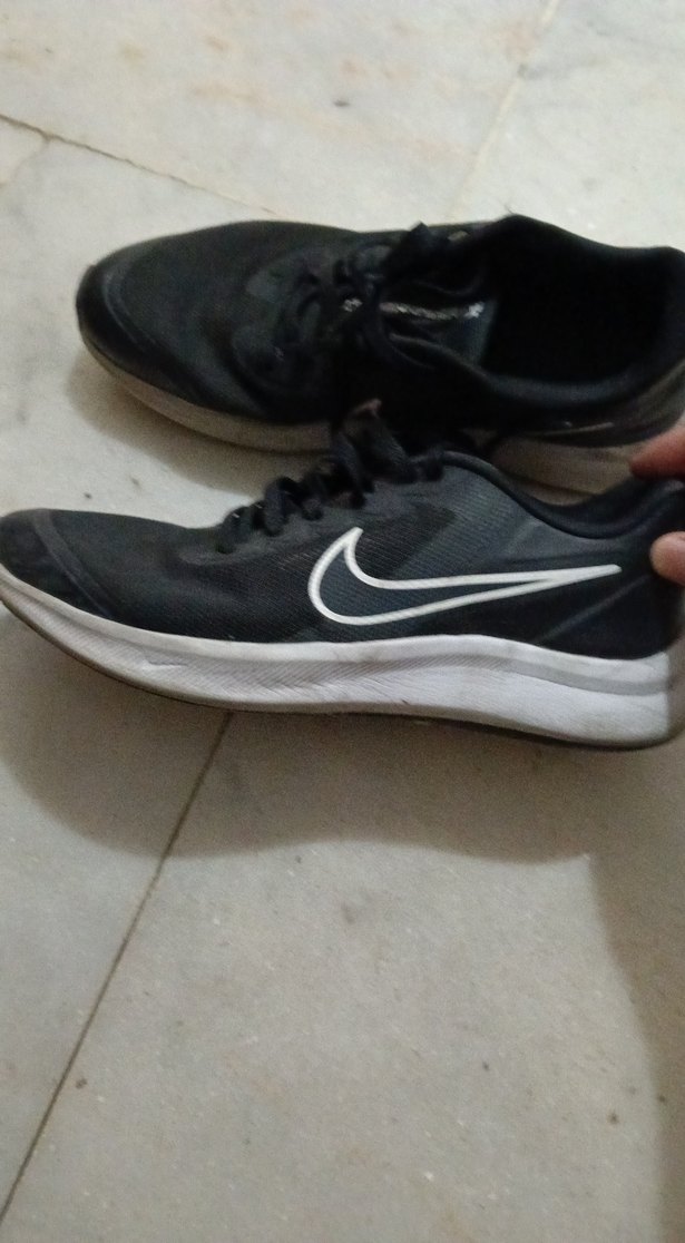 Siyah Bağcıklı Kadın Spor Ayakkabı - Görsel 2