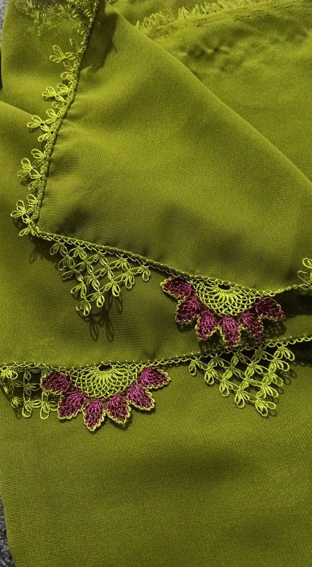 iğne oyalı namaz örtüsü çeyizlik - Görsel 4