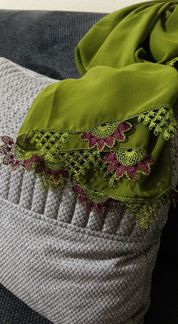 iğne oyalı namaz örtüsü çeyizlik - Görsel 5