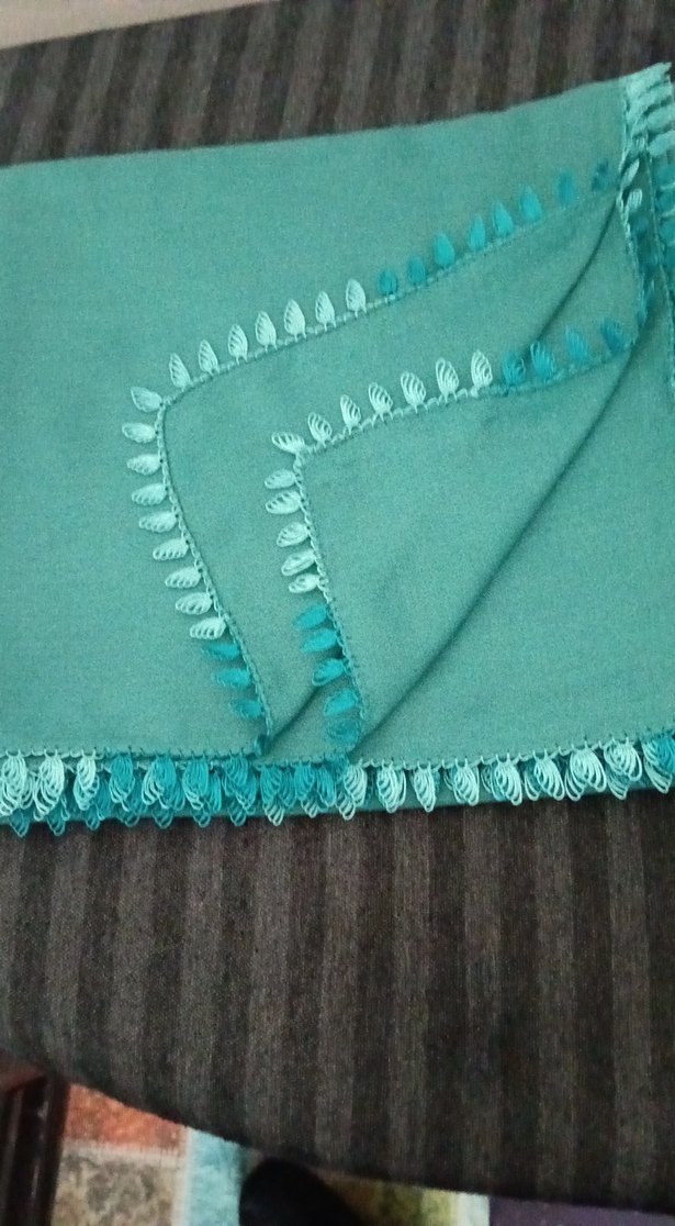 iğne oyalı düz renkli  çeyizlikyazma - Görsel 2