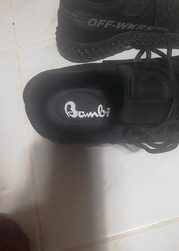 Bambi marka siyah uniseks ayakkabı - Görsel 3