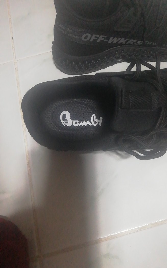 Bambi marka siyah uniseks ayakkabı - Görsel 3