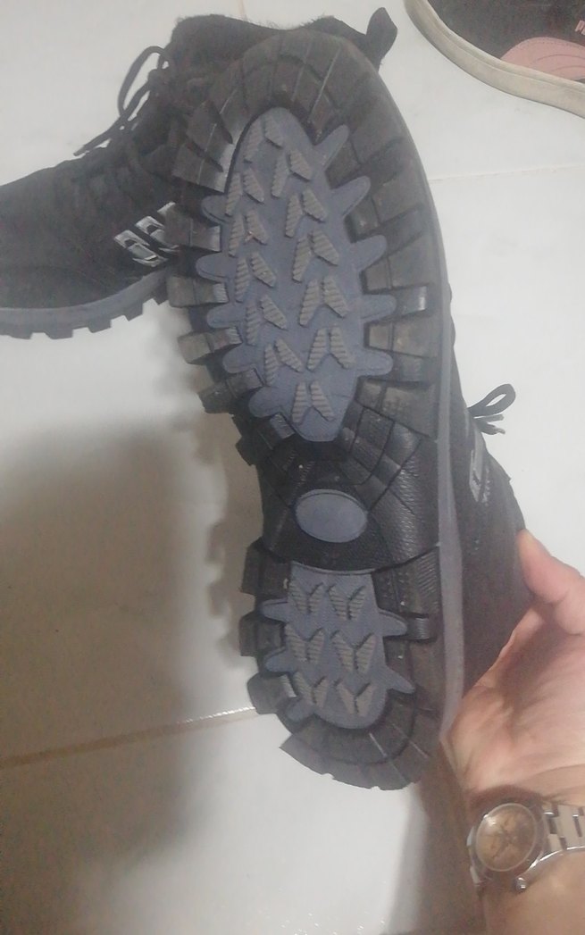 Siyah Bağcıklı Erkek Outdoor Bot - Görsel 3