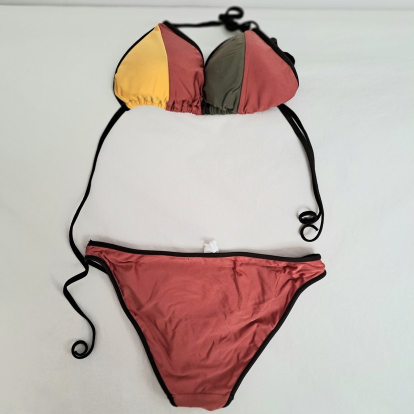 Renkli Adil Işık Kadın Bikini Takımı - Görsel 5