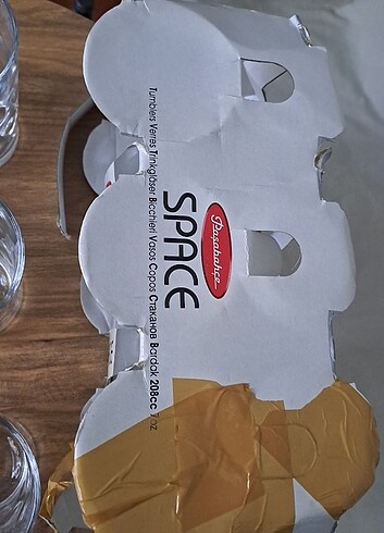 YENİ PAŞABAHÇE 6 LI SU BARDAĞI TAKIMI KABARTMA DESENLİ - Görsel 7