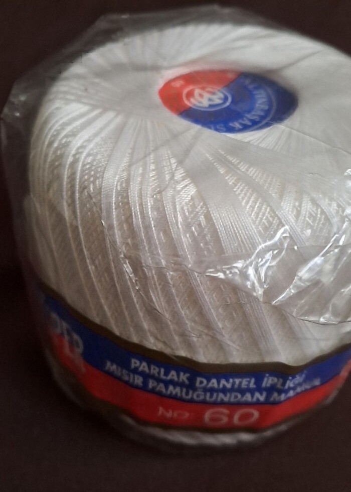 ALTINBAŞAK 60 NUMARA EKRU MISIR PAMUĞU DANTEL İPİ - Görsel 5