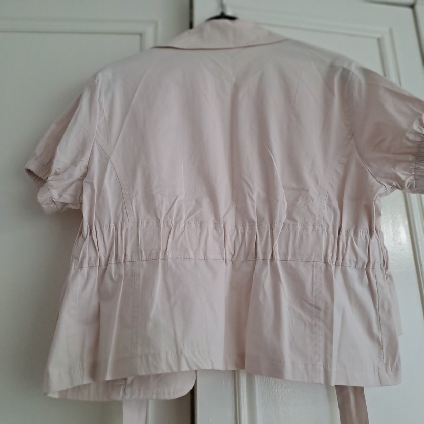 BEJ RENGİ BLAZER/BOLERO KISA KOLLU CEKET - Görsel 3