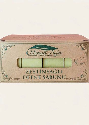 Diğer Mehmet Aydın Zeytinyağlı Defne Sabunu 4'lü