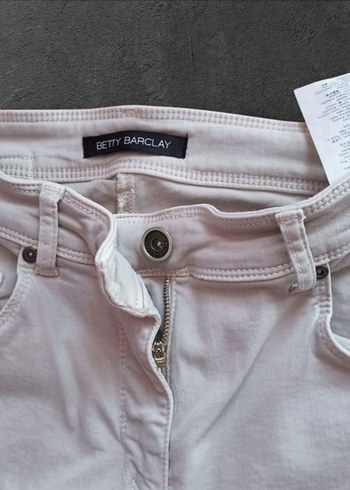 diğer Beden Betty Barclay Beyaz Denim Pantolon
