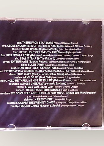 Screen Wars Film Müzikleri CD'si - Görsel 4