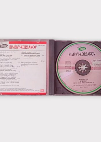 Rimsky-Korsakov Borodin Klasik Müzik CD - Görsel 4