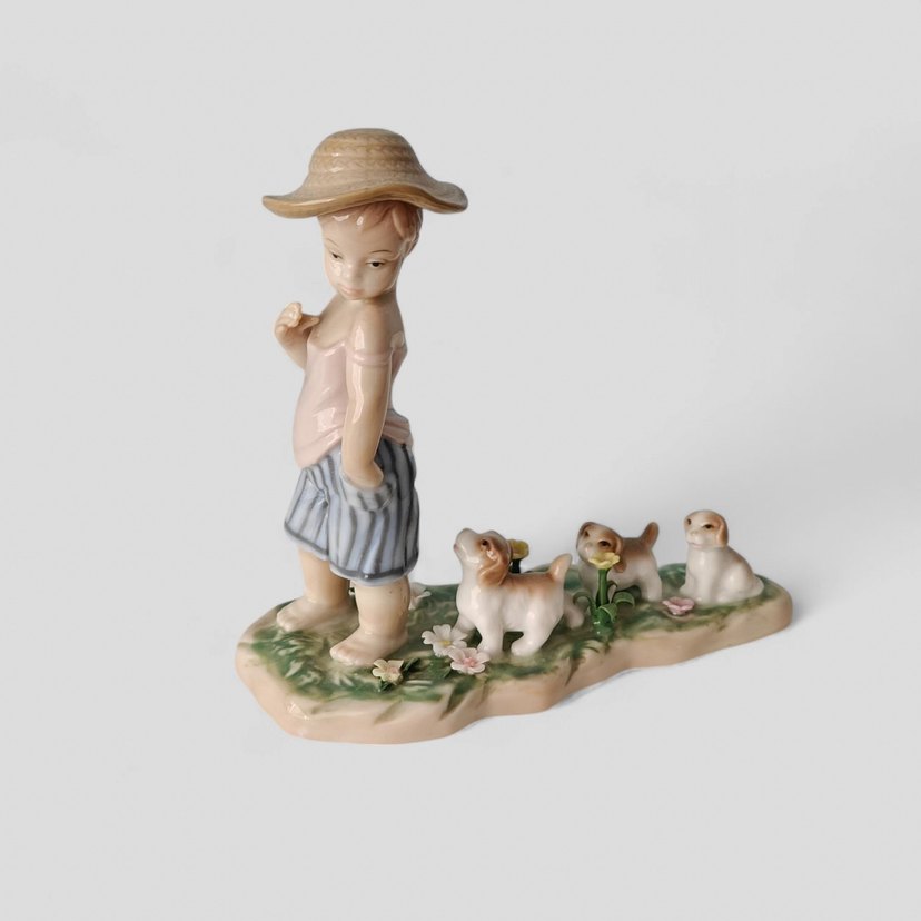 Vintage İtalyan Porselen Biblo - Görsel 5