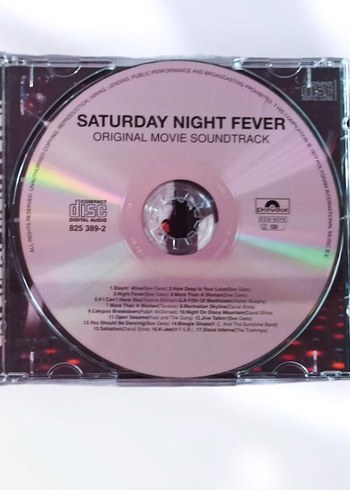 Saturday Night Fever Orijinal Film Müzik CD'si - Görsel 4