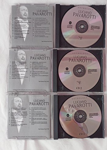 Luciano Pavarotti 3CD Antoloji Albümü - Görsel 7