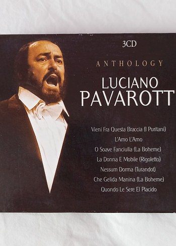 Luciano Pavarotti 3CD Antoloji Albümü - Görsel 2