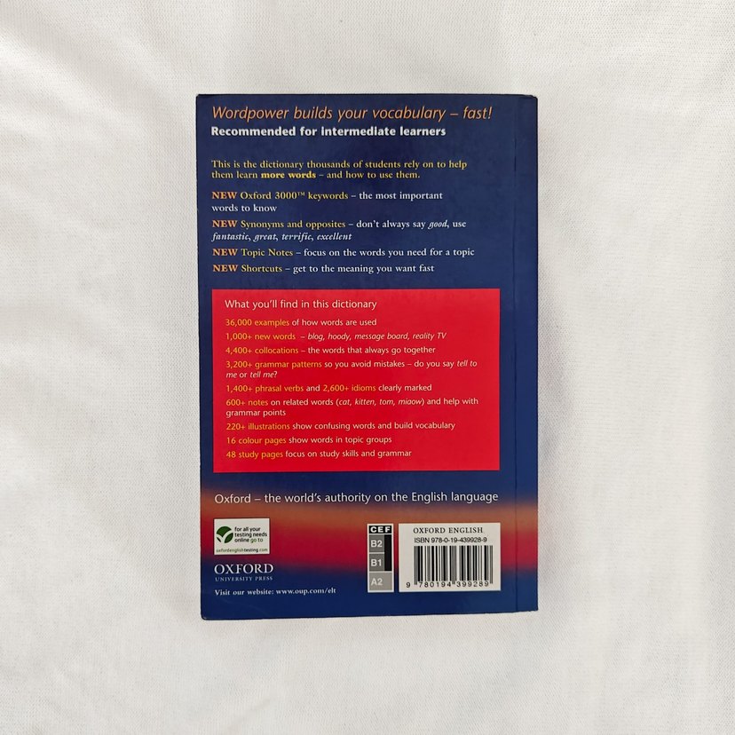 Oxford Wordpower Dictionary Sözlük - Görsel 2