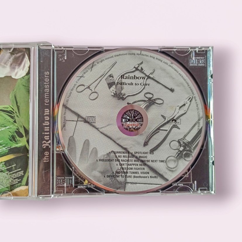 Rainbow - Difficult to Cure CD Albümü - Görsel 3