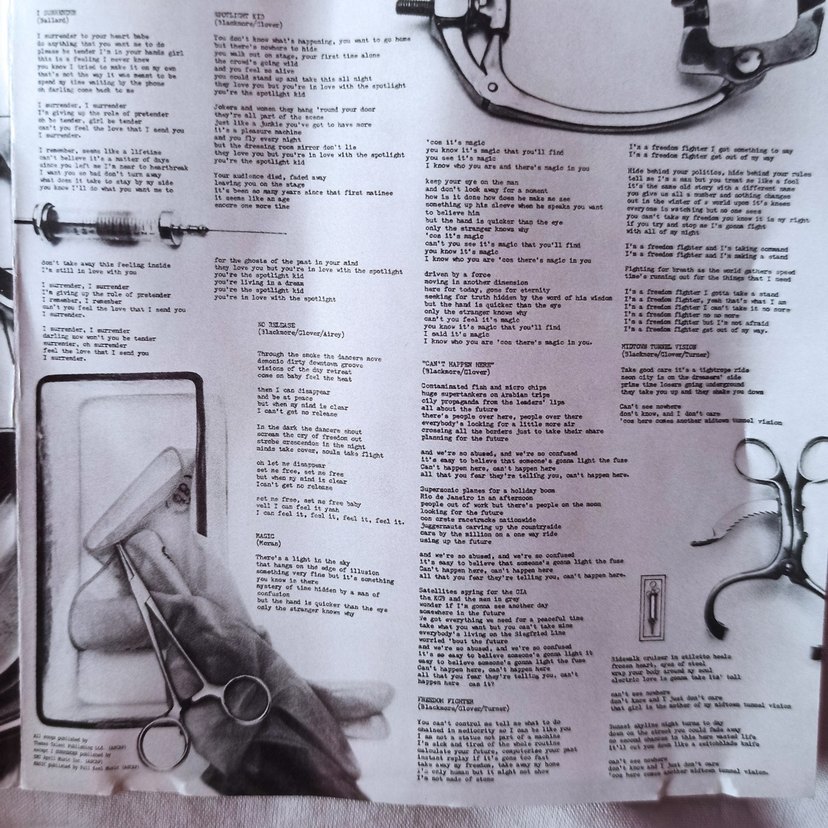 Rainbow - Difficult to Cure CD Albümü - Görsel 5