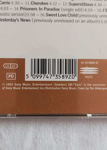 Europe 1982-1992 CD Albümü - Görsel 4