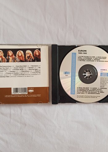 Europe 1982-1992 CD Albümü - Görsel 7