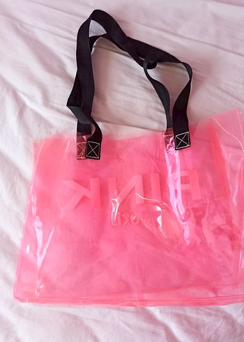 Beden pembe Renk Vuki Pembe şeffaf Plaj/El Çantası
