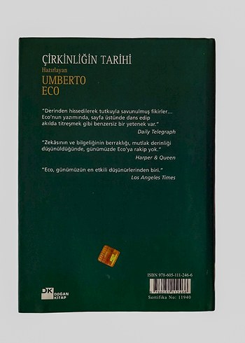 Umberto Eco Çirkinliğin Tarihi Kitabı