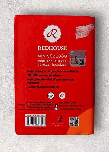 Redhouse İngilizce-Türkçe Mini Sözlük - Görsel 3