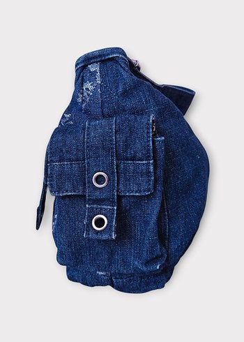 Beden Marks and Spencer Çiçekli Denim Çanta