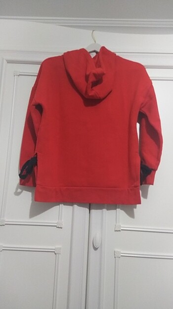 xs Beden kırmızı Renk Mavi sweatshirt 