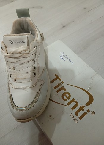 Beyaz kız  çocuk Spor Ayakkabı Tirenti orijinal ortopedik dir - Görsel 6