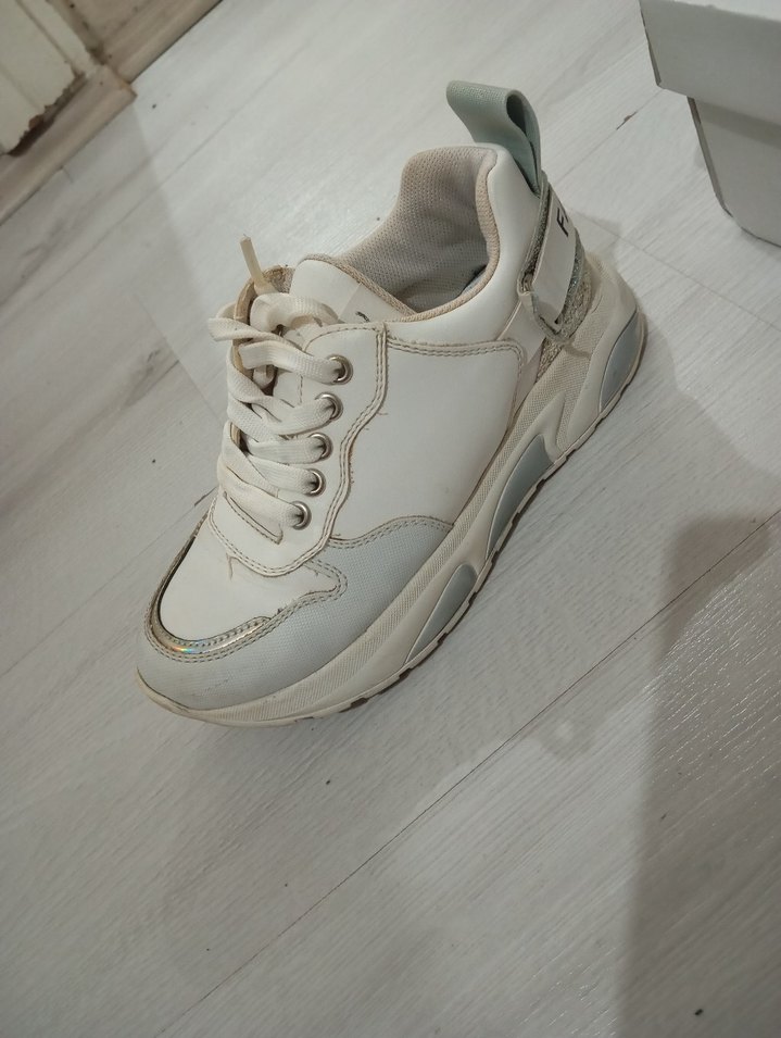 Beyaz kız  çocuk Spor Ayakkabı Tirenti orijinal ortopedik dir - Görsel 2