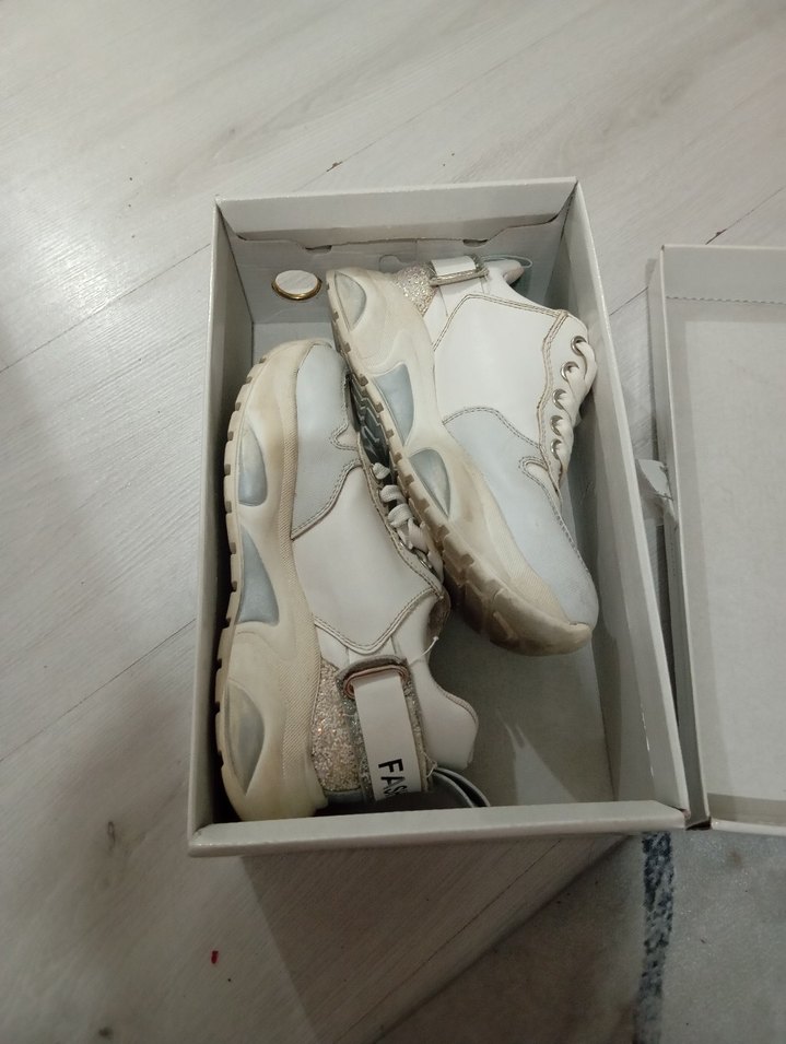 Beyaz kız  çocuk Spor Ayakkabı Tirenti orijinal ortopedik dir - Görsel 5