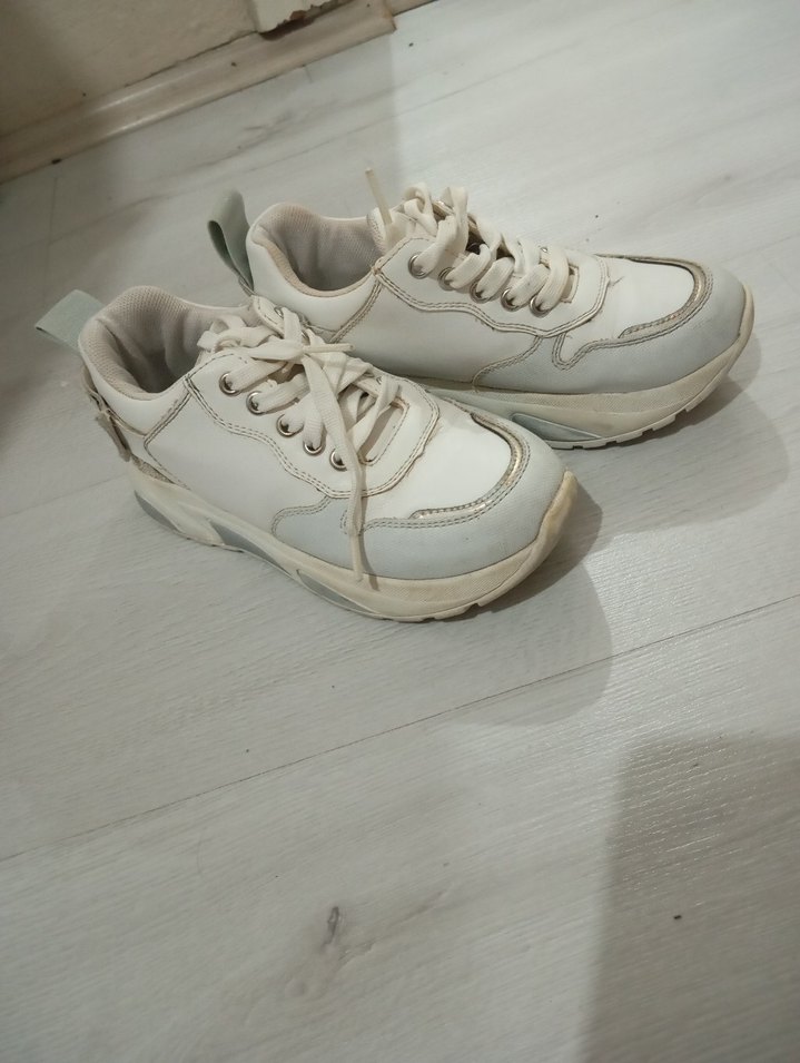 Beyaz kız  çocuk Spor Ayakkabı Tirenti orijinal ortopedik dir - Görsel 4